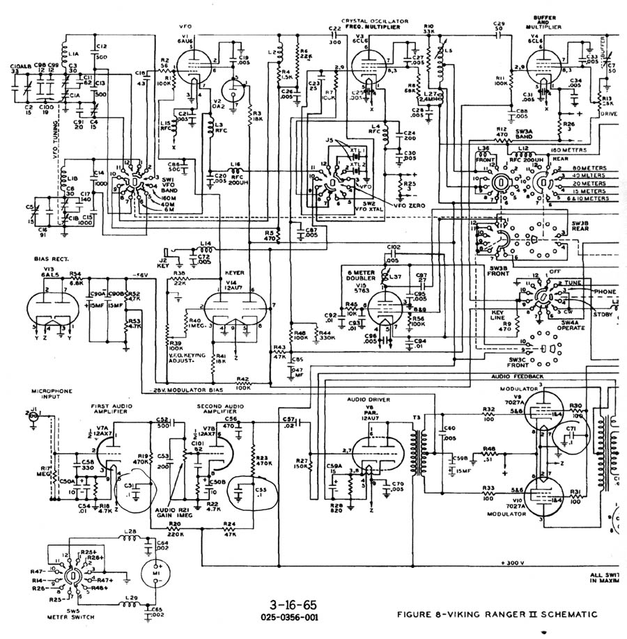 Ranger II audio schematic