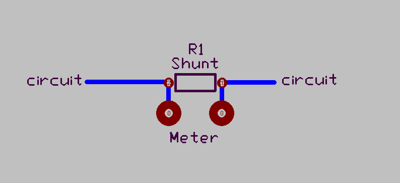 circuit trace layout shunt 