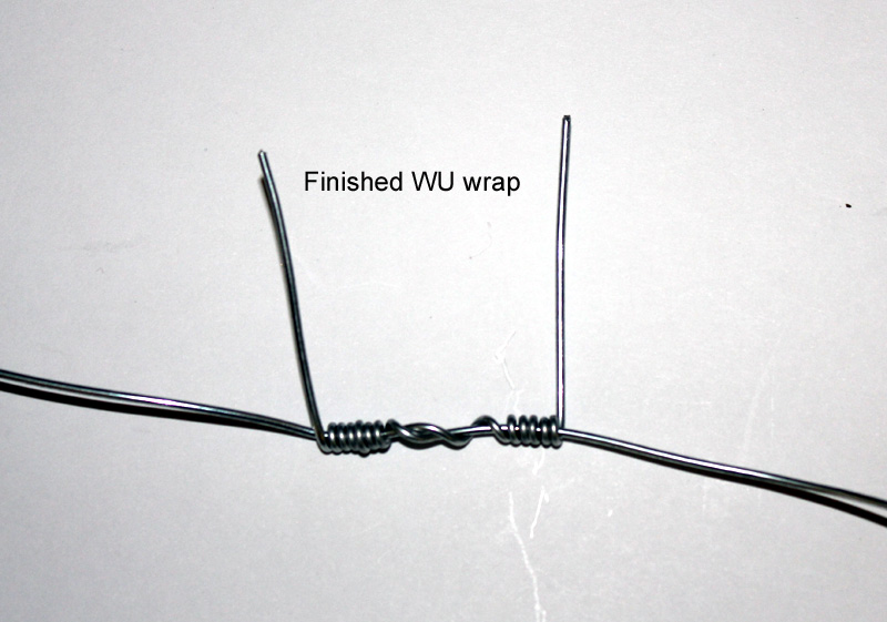 Finished WU splice antenna wrap
