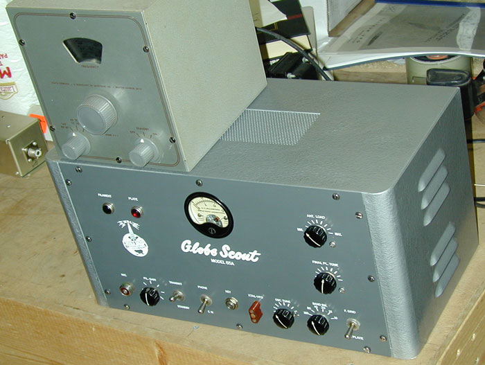 Globe Scout 65A and Heathkit VF1 VFO